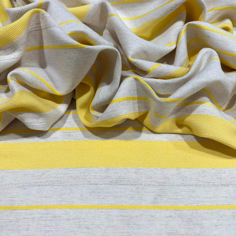 ALFAIATARIA DE VISCOSE COM LINHO - LISTRADA