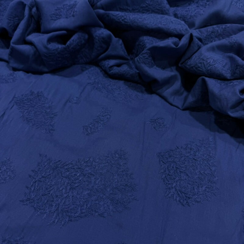 BORDADO AMALIE - AZUL COBALTO BORDADO AMALIE - AZUL COBALTO
