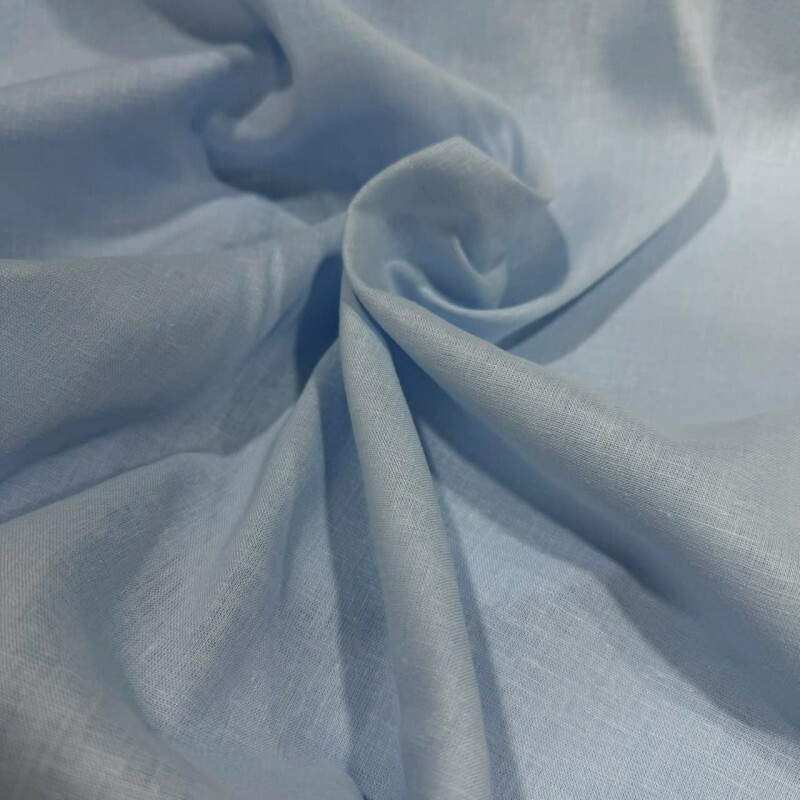 CAMBRAIA DE LINHO COM ALGODÃO - AZUL NÉVOA CAMBRAIA DE LINHO COM ALGODÃO - AZUL NÉVOA