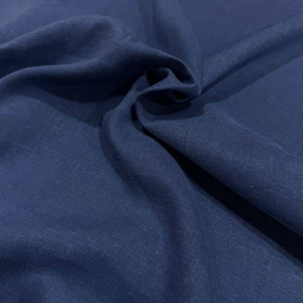 CAMBRAIA DE LINHO AZUL ÍNDIGO - 55%Linho 45%Viscose