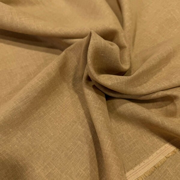 CAMBRAIA DE LINHO CAMELO - 55%Linho 45%Viscose