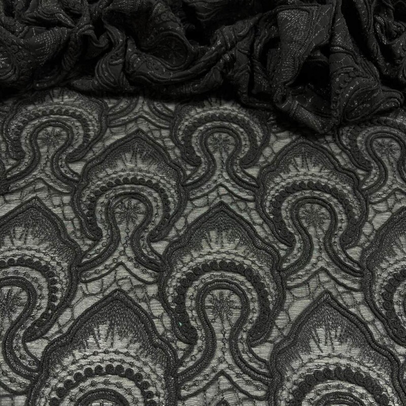 CHIFFON CORDONÊ - BORDADO ALTO RELEVO