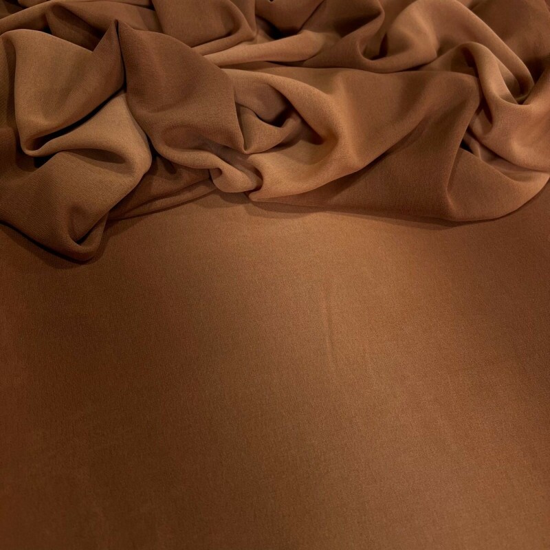 CHIFFON DEGRADÊ MARROM - EXCLUSIVO
