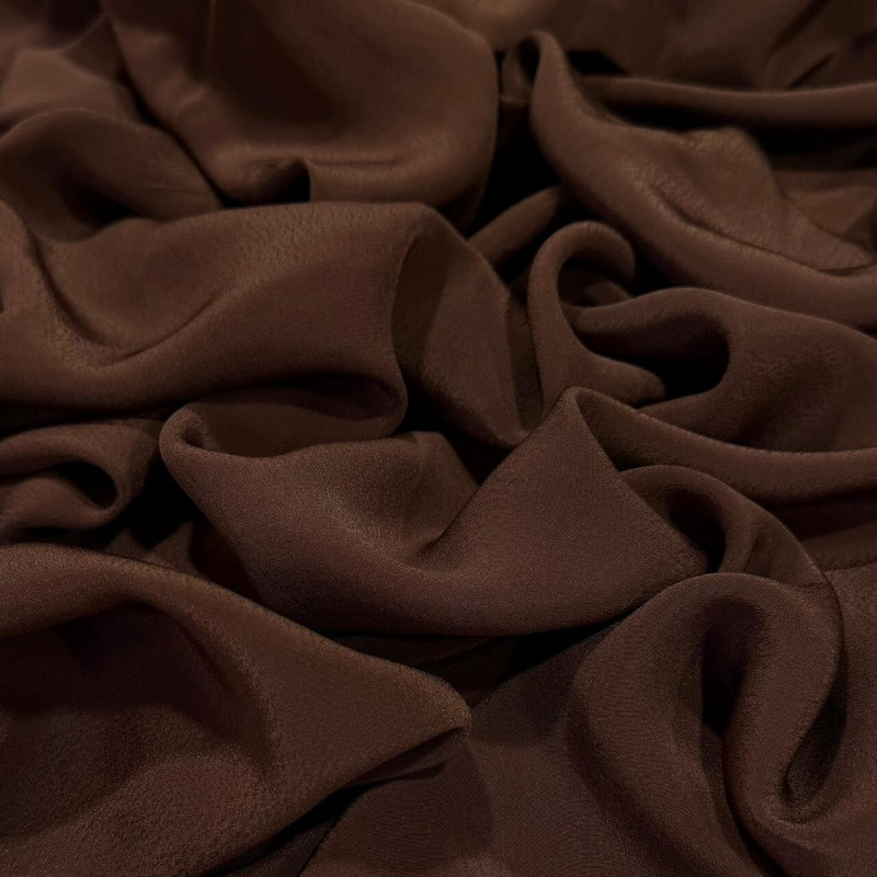 CREPE DE VISCOSE - MARROM CAFÉ