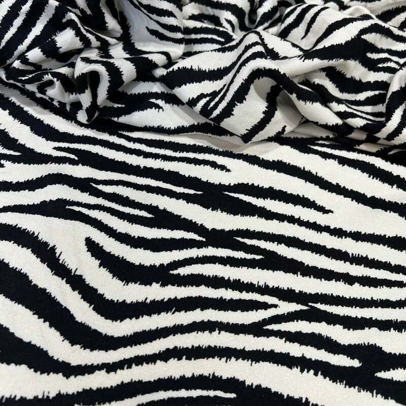 VISCOSE CREPONADA - ZEBRA