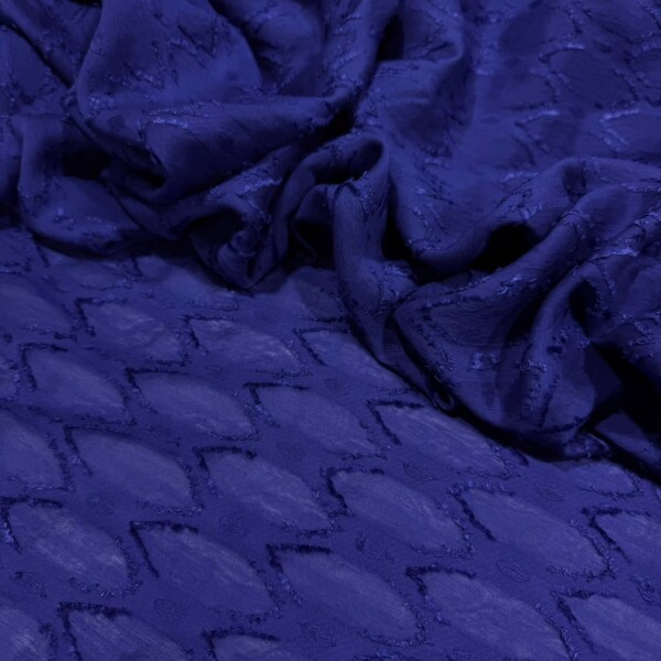 DEVORÊ AZUL COBALTO - 89%Viscose 11%Poliamida DEVORÊ AZUL COBALTO - 89%Viscose 11%Poliamida