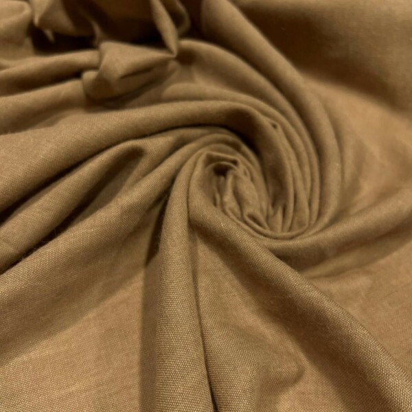 GAZE DE ALGODÃO KHAKI - DUPLA FACE