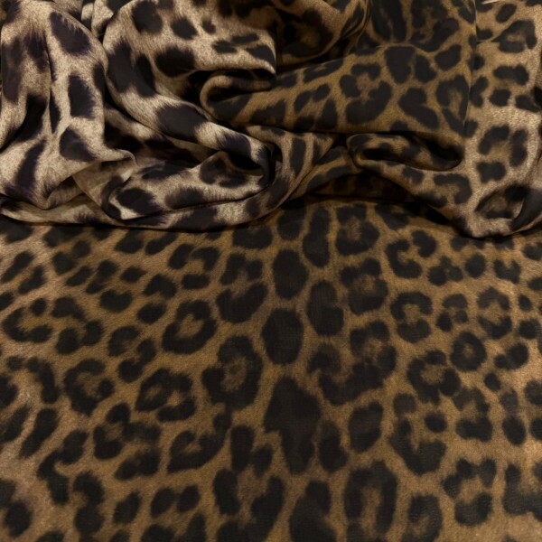 GEORGETTE DE VISCOSE - LEOPARDO GEORGETTE DE VISCOSE - LEOPARDO