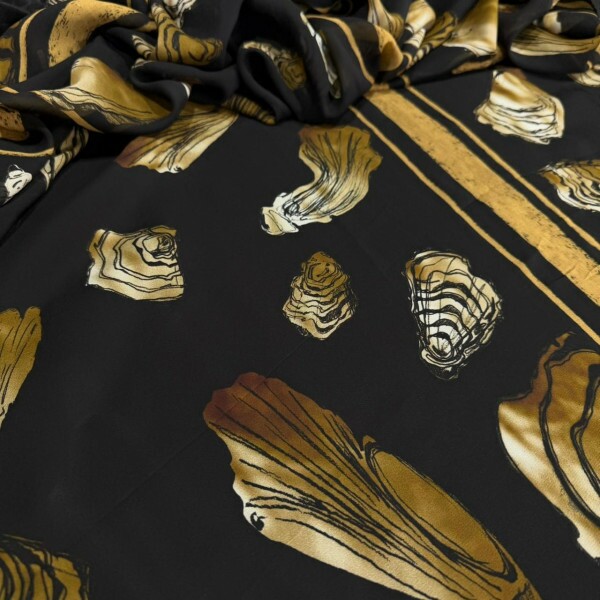 CORTE 1,30mt - GEORGETTE DE VISCOSE CONCHAS