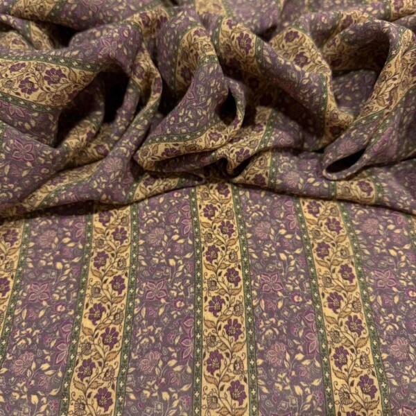 ÚLTIMO CORTE 1,50mt GEORGETTE DE VISCOSE - LISTRADO LIBERTY ÚLTIMO CORTE 1,50mt GEORGETTE DE VISCOSE - LISTRADO LIBERTY