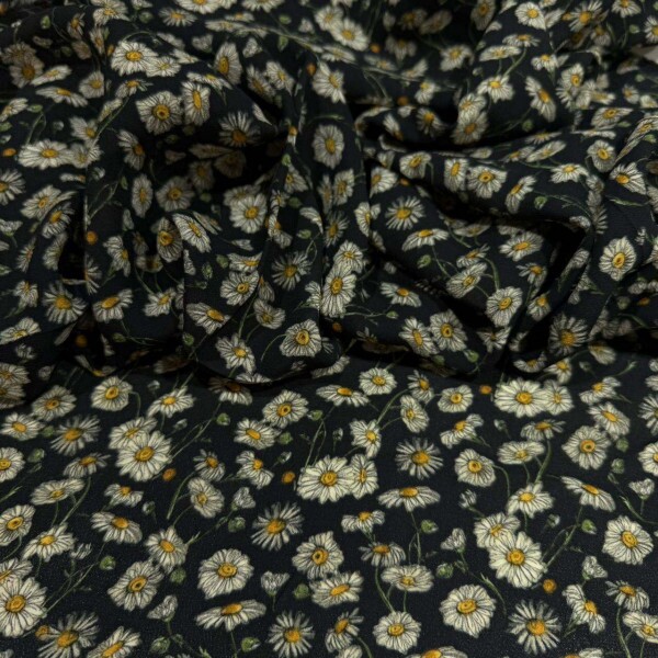 GEORGETTE DE VISCOSE - CAMOMILA GEORGETTE DE VISCOSE - CAMOMILA