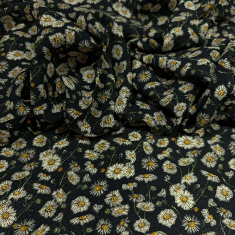 GEORGETTE DE VISCOSE - CAMOMILA GEORGETTE DE VISCOSE - CAMOMILA