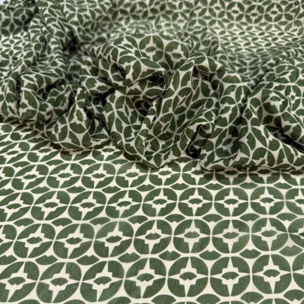 GEORGETTE DE VISCOSE - GEOMÉTRICO GEORGETTE DE VISCOSE - GEOMÉTRICO