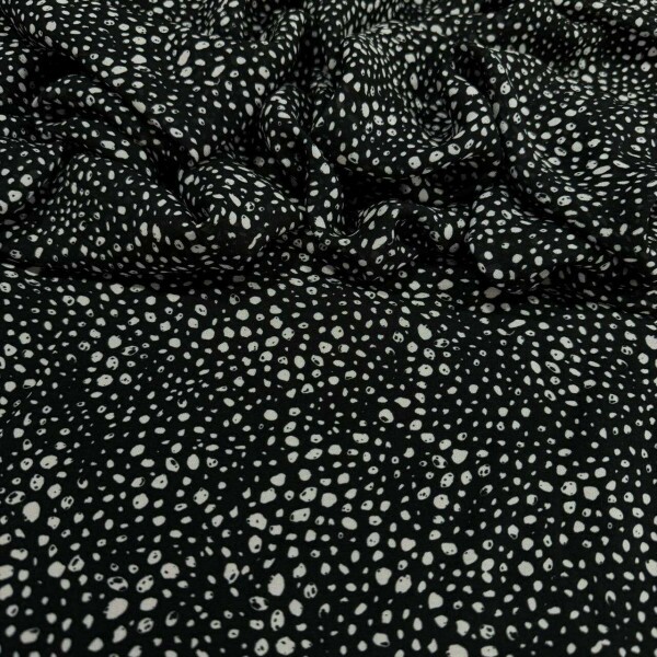 GEORGETTE DE VISCOSE - MINI POÁ ESTILIZADO