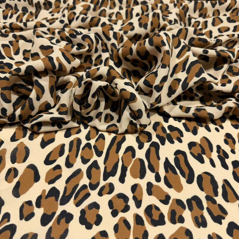 GEORGETTE DE VISCOSE - ONÇA GEORGETTE DE VISCOSE - ONÇA