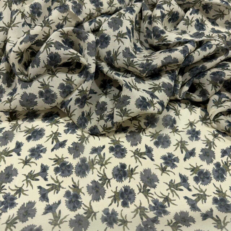 GEORGETTE DE VISCOSE - CRAVOS GEORGETTE DE VISCOSE - CRAVOS