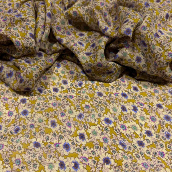 CORTE 2,70mt - GEORGETTE DE VISCOSE LIBERTY + BARRADO