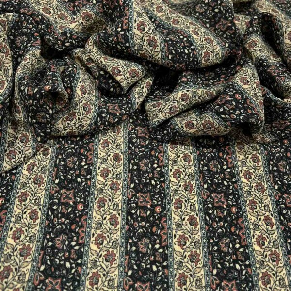 GEORGETTE DE VISCOSE -  LIBERTY LISTRADO
