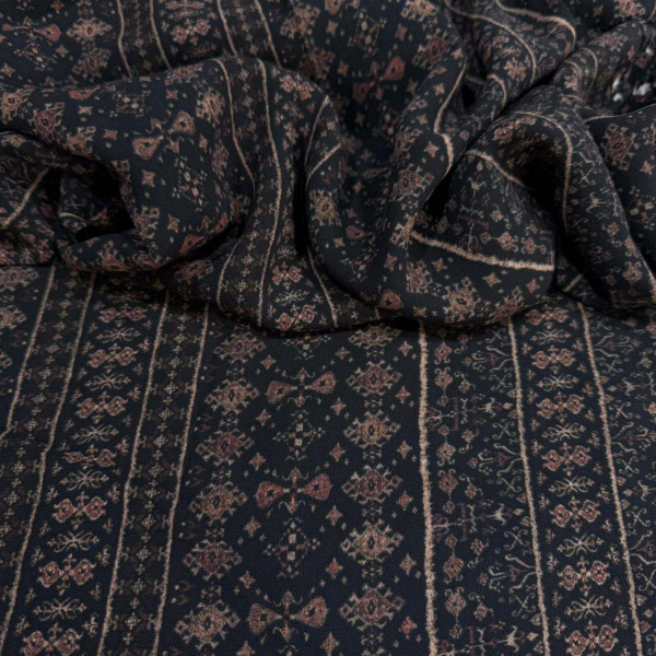 GEORGETTE DE VISCOSE - LISTRADO EXCLUSIVO MF