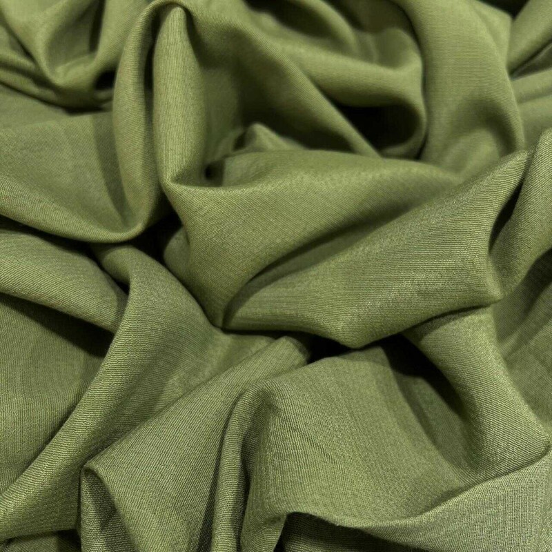 CREPE GRANULADO OLIVA - 100%VISCOSE CREPE GRANULADO OLIVA - 100%VISCOSE