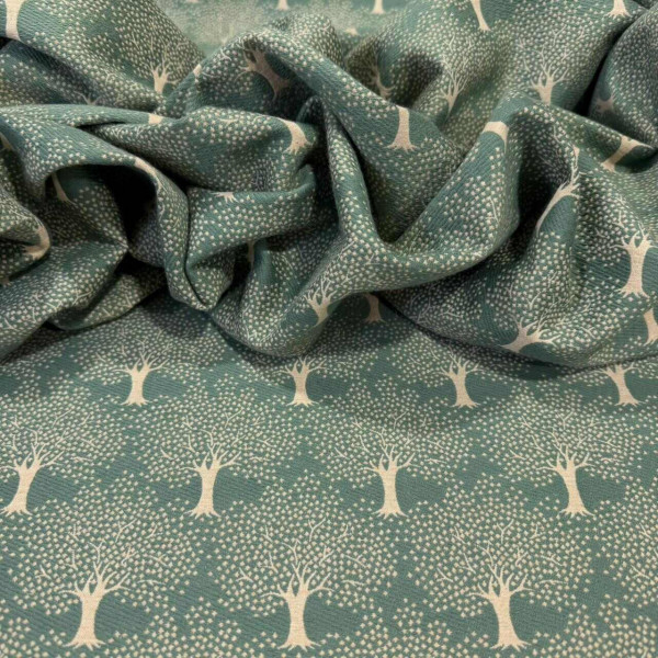 JACQUARD DE ALGODÃO - ÁRVORE DA VIDA 