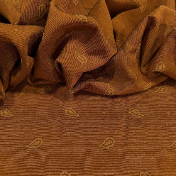 JACQUARD CAMEL - PAISLEY BORDADO
