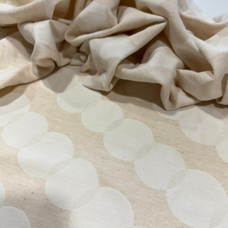 JACQUARD MALEÁVEL POÁ NATURAL - DUPLA FACE