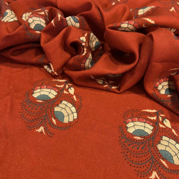 LINHO ESTAMPADO OCRE