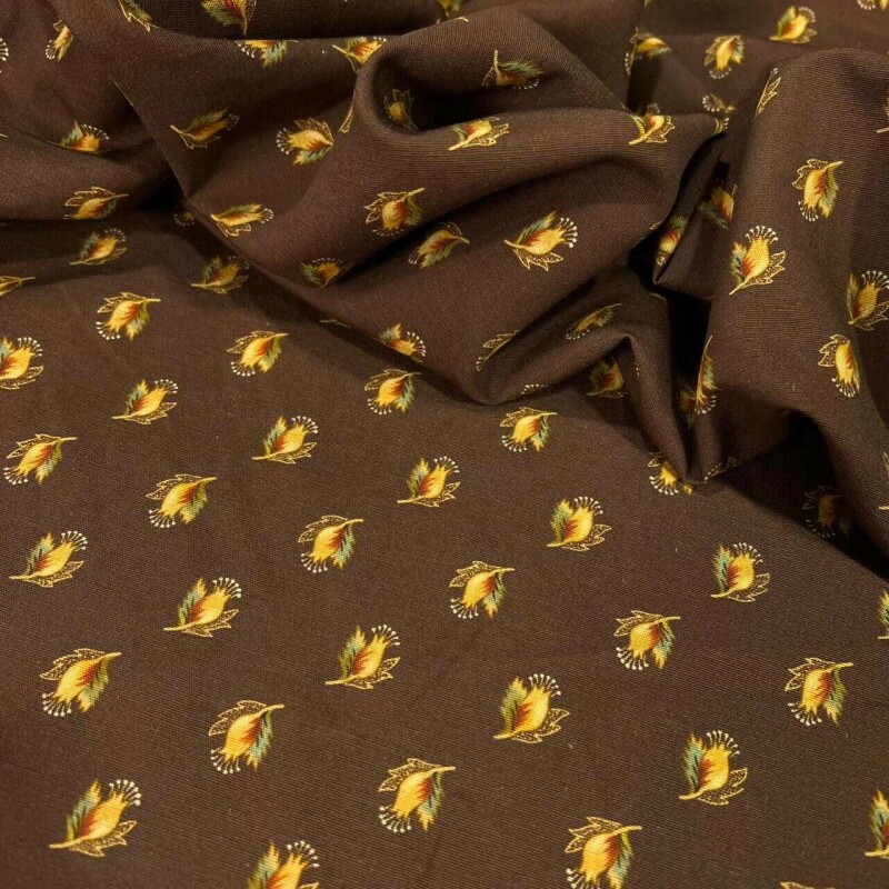 VISCOSE ENCORPADA - LIBERTY MARROM