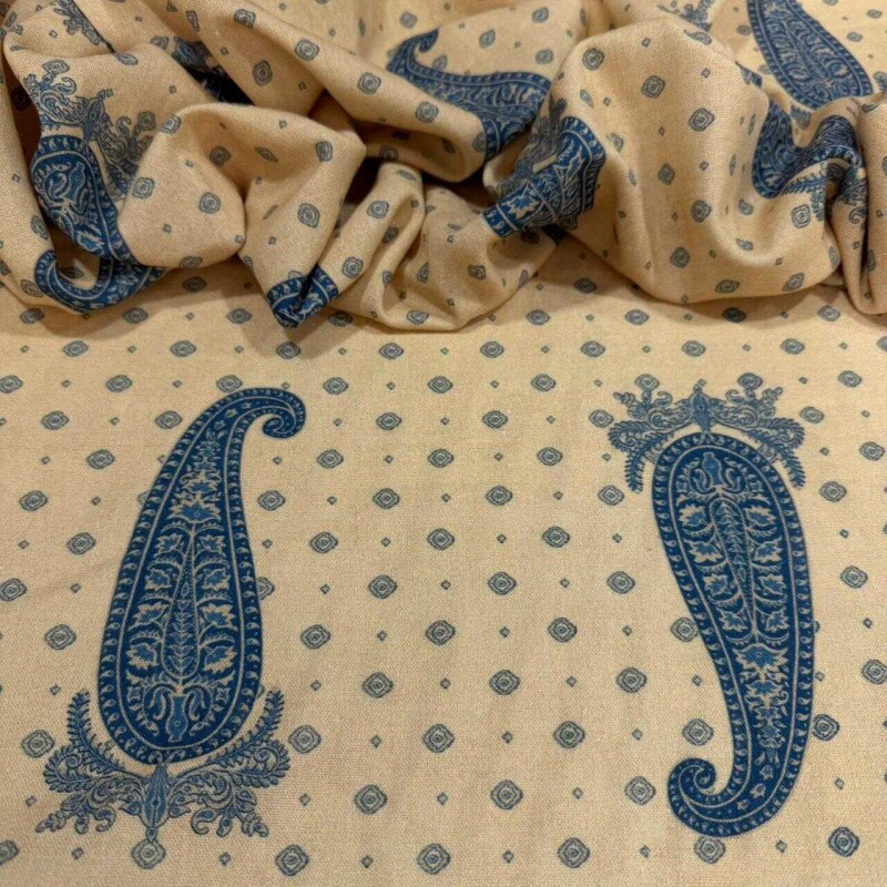 LINHO MISTO - PAISLEY AZUL