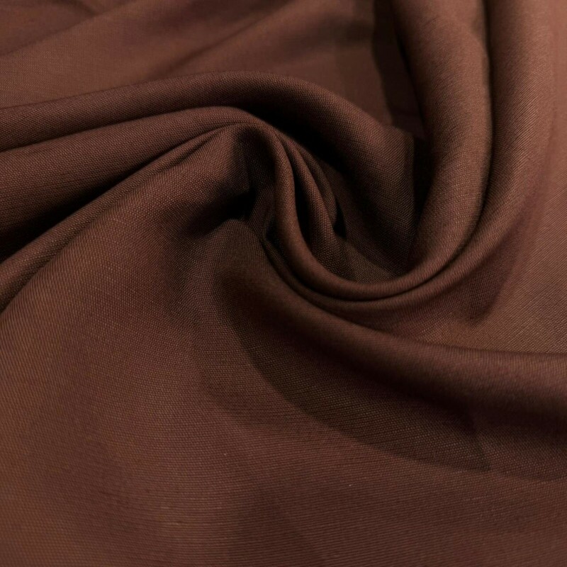 VISCOSE com LINHO MARROM - MENEGOTTI