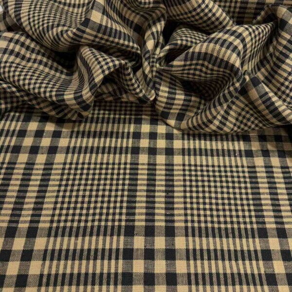 LINHO PURO XADREZ  - 100%LINHO   