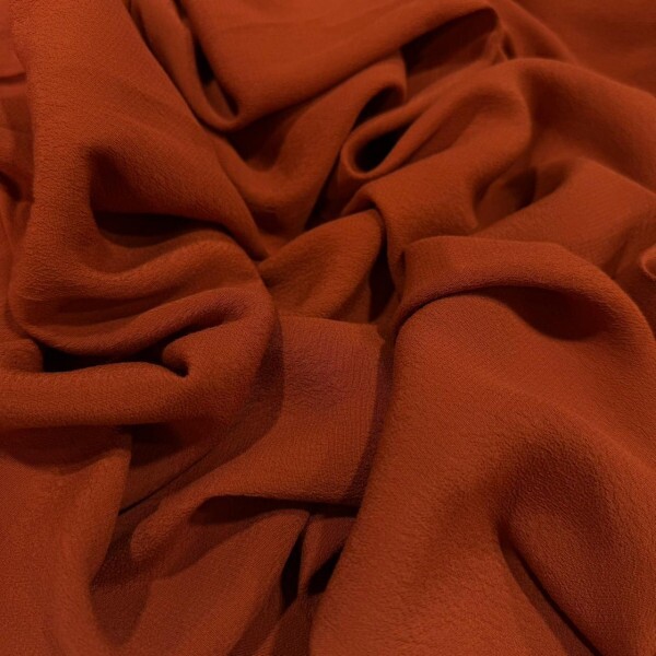CREPE MARROQUINO TELHA - 100%VISCOSE CREPE MARROQUINO TELHA - 100%VISCOSE