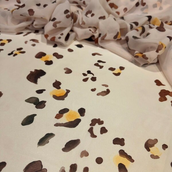 MUSSELINE TOQUE DE SEDA - ANIMAL PRINT