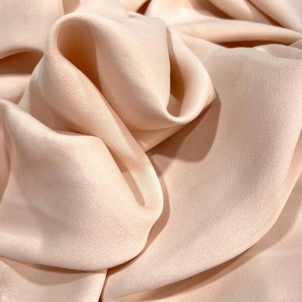 CREPE PATOU DE ACETATO - ROSA PASTEL