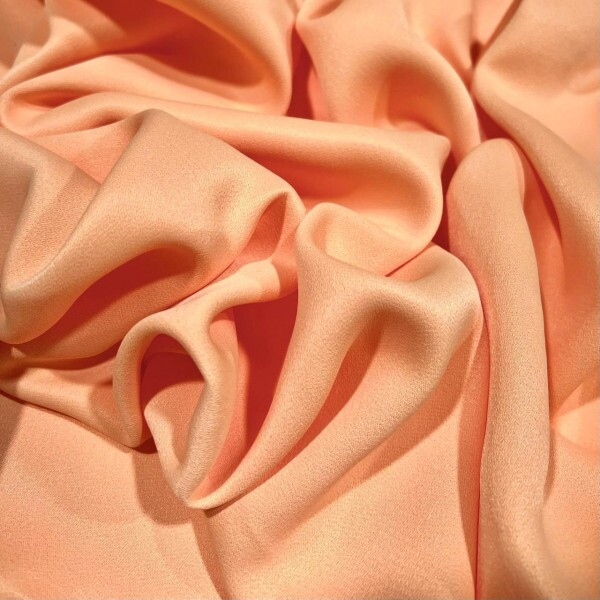 CREPE PATOU DE ACETATO - APRICOT