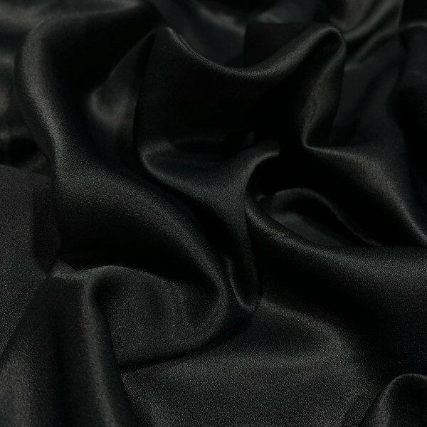 CREPE PATOU DE ACETATO - PRETO