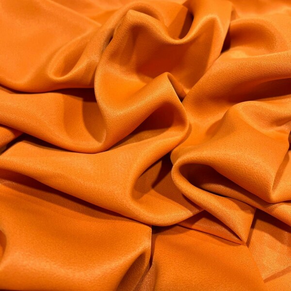 CREPE PATOU DE ACETATO - TANGERINE CREPE PATOU DE ACETATO - TANGERINE