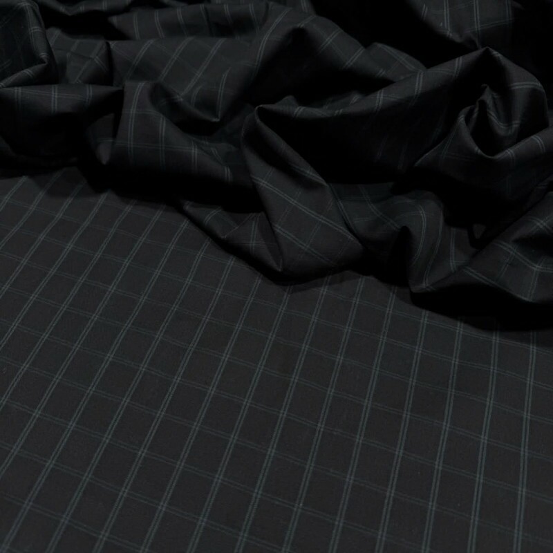 TRICOLINE GRID DE ALGODÃO - FIO TINTO