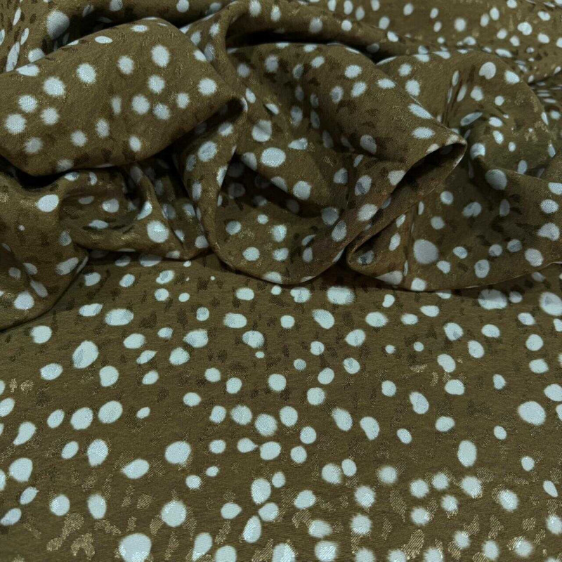 VISCOSE BROCADA POÁ - VERDE OLIVA VISCOSE BROCADA POÁ - VERDE OLIVA