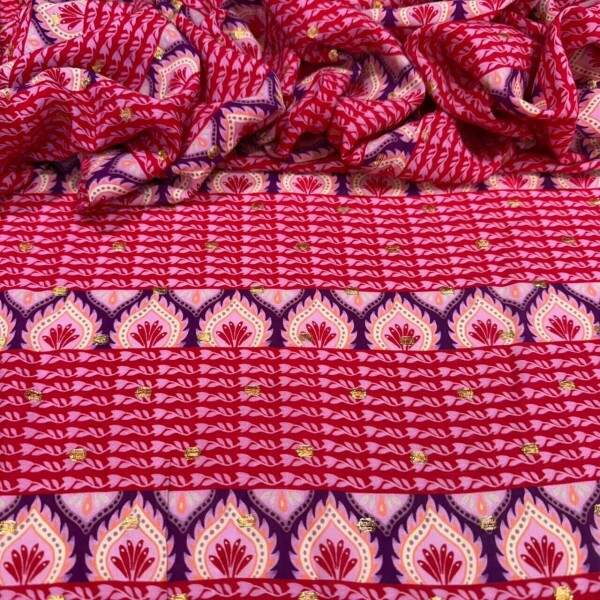 VISCOSE LISTRADA - FLOCADA DE LUREX