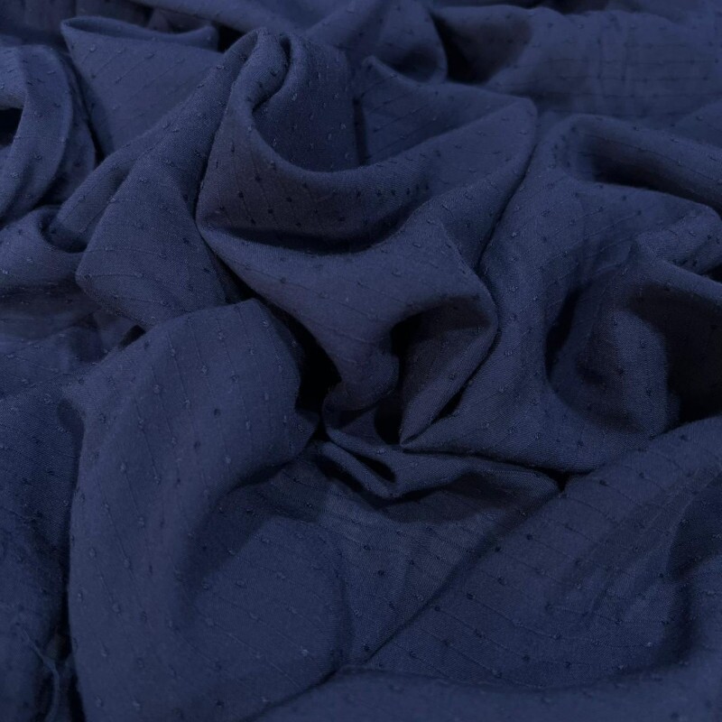 VISCOSE BORDADA - MARINHO VISCOSE BORDADA - MARINHO