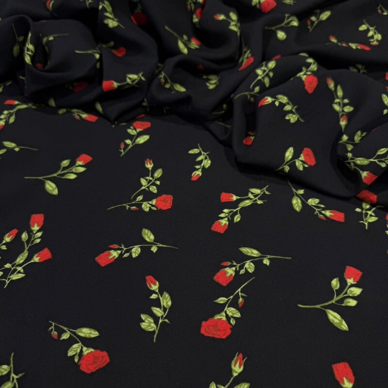 VISCOSE MINI ROSAS - EXCLUSIVA VISCOSE MINI ROSAS - EXCLUSIVA